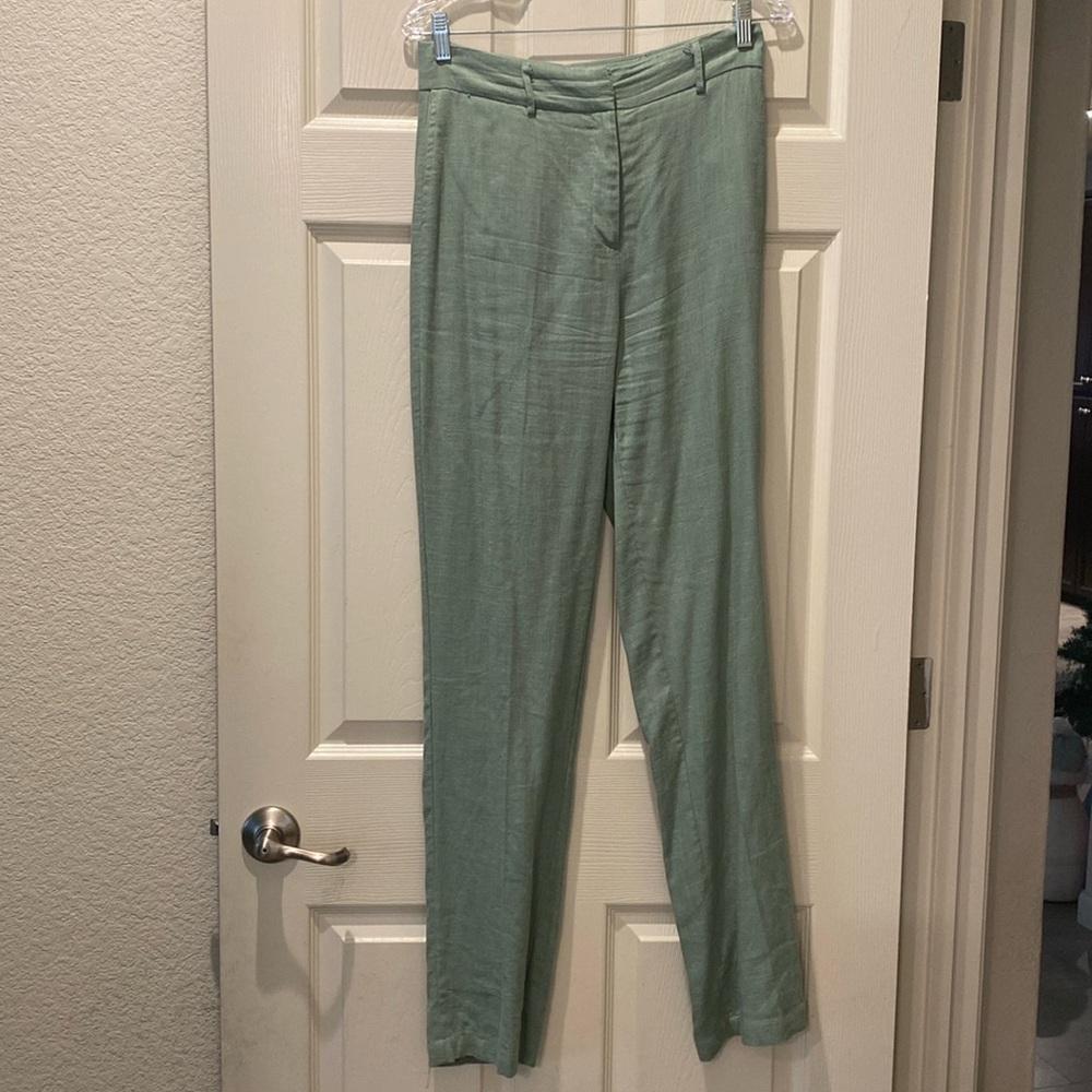 NWT JLUXLABEL Sage Linen Pants